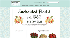 Desktop Screenshot of myenchantedflorist.com